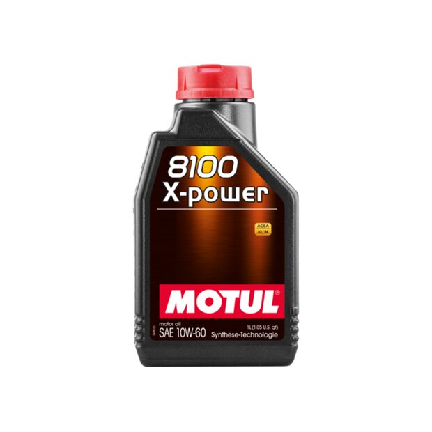 1 Liter Motul 8100 X-Power 10W60 Motoren l ( Porsche Carrera 911 GT3 Turbo 996 997 )