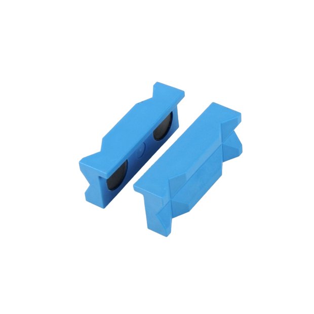Arlows Kunststoff Schraubstockbacken mit Magnet ( Dash, Blau )