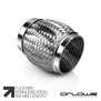 Arlows Edelstahl Flexrohr 3,5"/ 88,9mm Länge 100mm mit Interlock / V2A