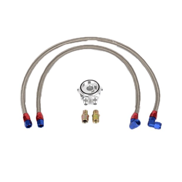 Arlows Oilcooler Connection Kit  Steel Flex (Dash 10 , Length: 110/130cm)