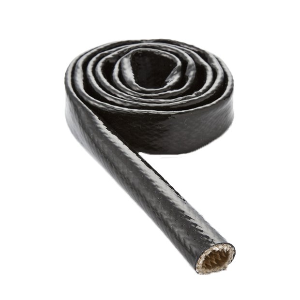 Arlows 1 Meter Titan Heat Protection Hose rubberized Black (25mm Inside)