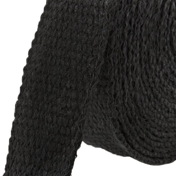 Arlows 10m Keramik Hitzeschutzband Schwarz ( Breite: 75mm ) + 10 V2A Kabelbinder ( Lnge: 300mm )