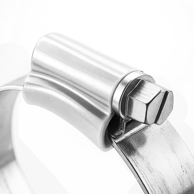 Arlows Schraubschelle 120 - 140mm silber ( extrem stabile HD Schlauchschelle / Schelle )