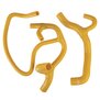 Arlows Nebenschlauchkit Silikon Renault 1.8L / 2.0L 16V ( Gelb )