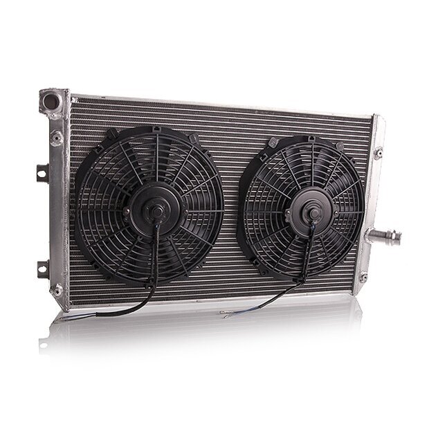Arlows Aluminum Racing Watercooler VW Golf 5 / 6 GTI (650x445x40mm) + 2 Fans