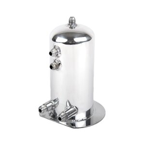 Arlows 2,5 liter Aluminium fuel catch tank (round, Dash 8...