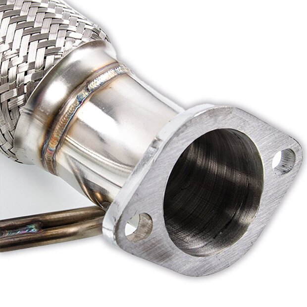 Arlows Downpipe fr Audi S3 8L + TT 8N 1.8T K04 ( 3 / 76mm , mit 100 Zeller Kat )