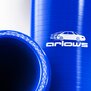 Arlows Ø 70mm Silikonschlauch 90° Bogen / Verbinder ( Blau ) Schlauch