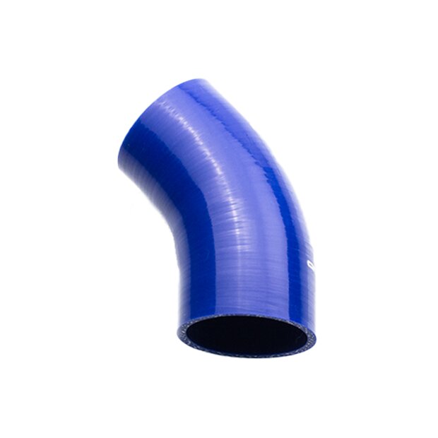  63,5mm Siliconhose 45 Elbow / Connector (Blue) Hose