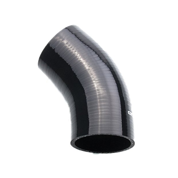  63,5mm Siliconhose 45 Elbow / Connector (Black) Hose