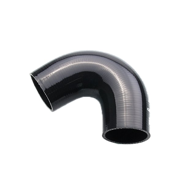  102mm Siliconhose 135 Elbow / Connector (Black) Hose