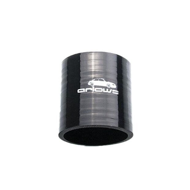 Arlows Ø 32mm Silikon Verbinder 75mm Länge ( Schwarz ) Schlauch