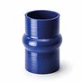 Arlows Ø 45mm Silikon Wulstverbinder 1fach 100mm Länge ( Blau ) Schlauch