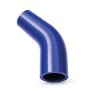 Arlows Ø 57mm auf 51mm Silikon Schlauch 45° Reduzierer (Blau) Reduzierbogen