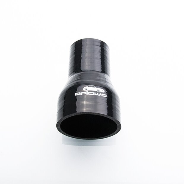 Arlows Ø 70mm auf 50mm Silikon Schlauch Reduzierer ( Schwarz ) Reduzierstück