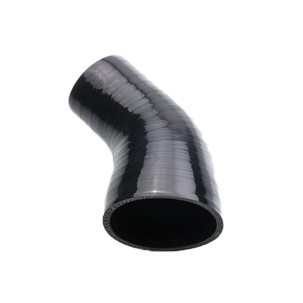  63,5mm auf 51mm Silicon Hose 45 reducer (Black) Reduction Elbow