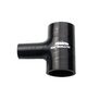 Ø 51mm T-Piece Connector with 25mm Exit (Black) Silicon Hose