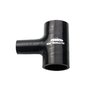 Ø 70mm T-Piece Connector with 25mm Exit (Black) Silicon Hose