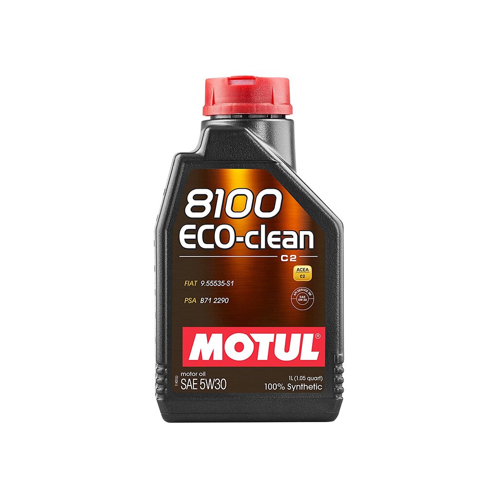1 Liter Motul 8100 Eco Clean 5W30 Engine Oil Fiat Toyota Honda