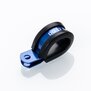 Arlows Aluminium Schlauchhalter Ø 30mm ( Blau, gummiert )