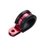 Arlows Aluminium Schlauchhalter Ø 30mm ( Rot, gummiert )