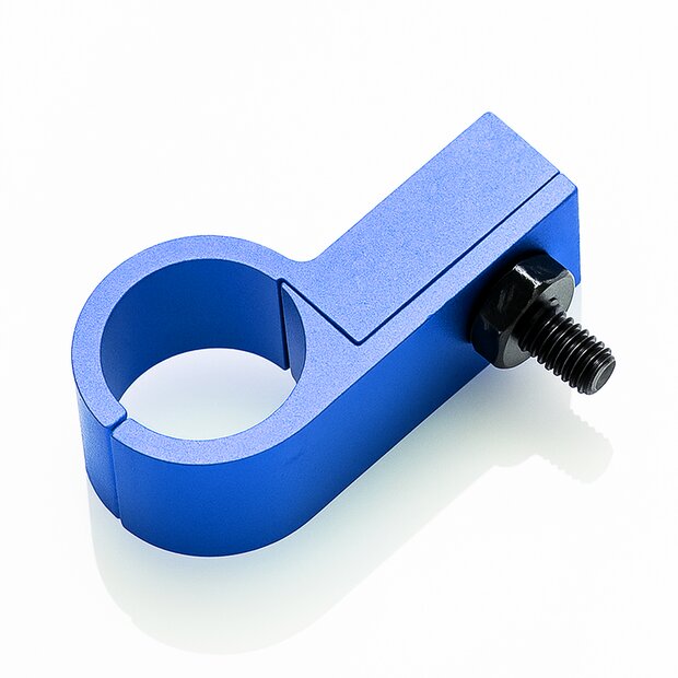 Arlows Dash 3 Aluminium Schlauchhalter ( 6,35mm , Blau )