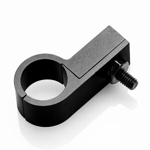 Arlows Dash 6 Aluminium Schlauchhalter ( 14,30mm , Schwarz )