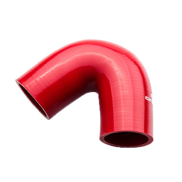  89mm Siliconhose 135 Elbow / Connector (Red) Hose
