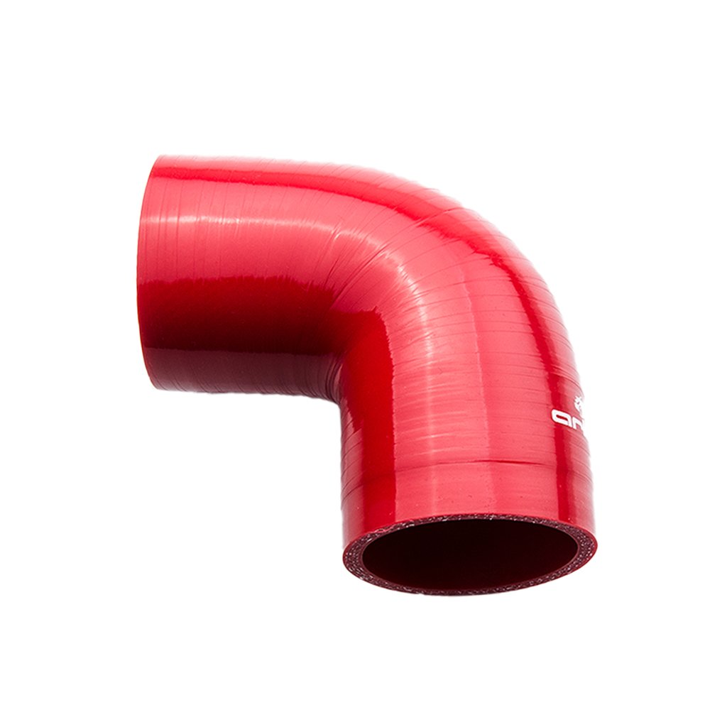 Silicone elbow reducer 90°, 51mm (2) to 76mm (3)