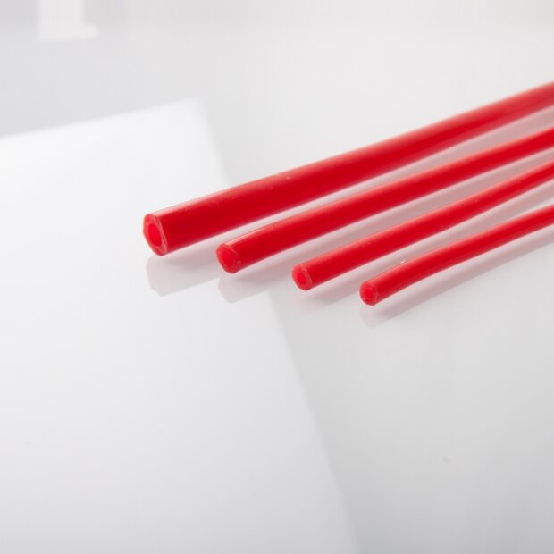 Arlows � 10mm 1 Meter Silikon Unterdruckschlauch ( Rot ) Meterware