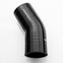 Arlows Ø 32mm Silikonschlauch 30° Bogen / Verbinder ( Schwarz ) Schlauch