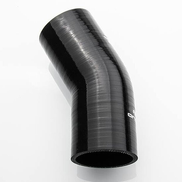 Arlows � 65mm Silikonschlauch 30� Bogen / Verbinder ( Schwarz ) Schlauch