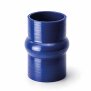 Arlows Ø 65mm Silikon Wulstverbinder 1fach 100mm Länge ( Blau ) Schlauch