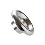 Arlows 63,5mm Alu Ansaugtrichter für Turbolader / Ansaugung / Bremsenbelüftung silber