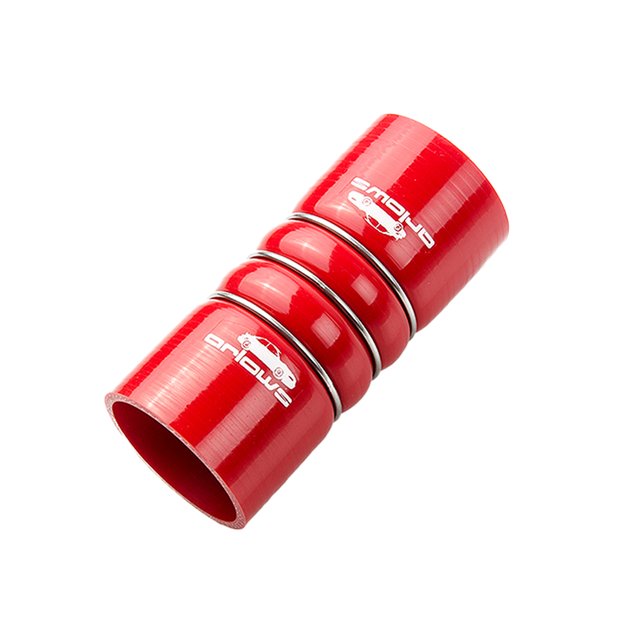  45mm Silicon Bead Connector wire reinforced ( 160mm Length Red ) Hose