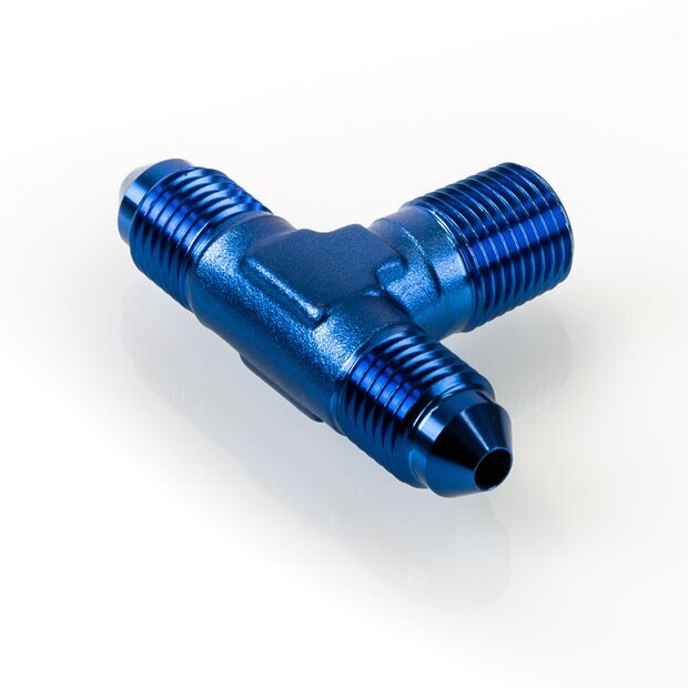 Arlows Adapter / T-Stück 1/8 NPT auf 2x Dash 4  männlich 