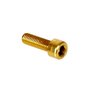 Arlows Innensechskant Zylinderschraube Schraube AL7075 M8x15 Gold