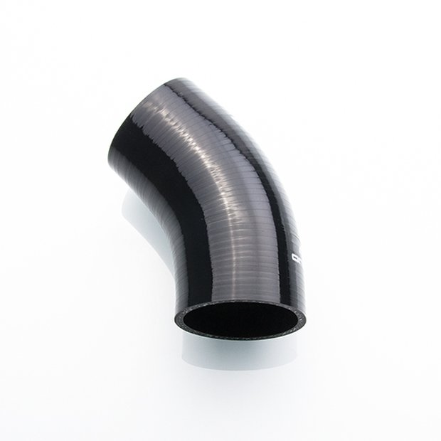 Ø 38mm Siliconhose 60° Elbow / Connector (Black) Hose
