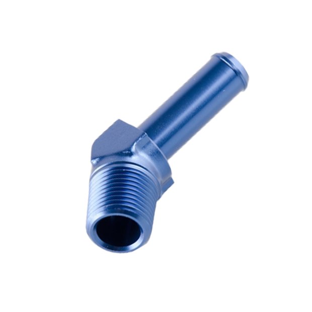 Arlows 1/8 NPT 45 Degree Adapter to 6mm Hose /