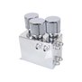 Arlows 3,0 Liter Aluminium Dash 10 Oil Catch Can for KuWeGe Entlüftung incl. Anschlussmaterial
