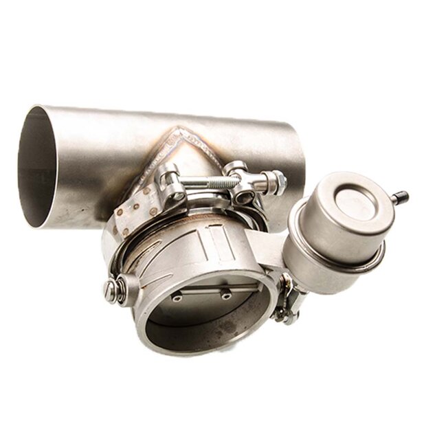 Arlows 2,5 / 63,5mm Exhaust Flap with T-Stck for the Montage ( Positive Pressure controlled )