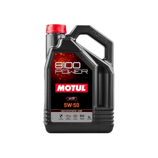 5 Liter Motul 8100 Power 5W50 API SP