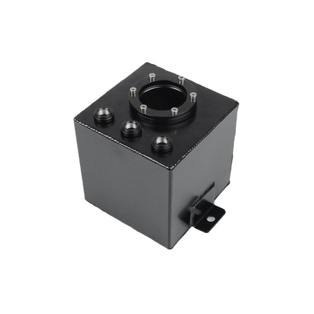 Arlows Benzin Catchtank mit interner 60mm Benzinpumpen Aufnahme ( z.B. Bosch 044, Schwarz )
