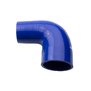 Ø 38mm auf 25mm Silicon Hose 90° reducer (Blue) Reduction Elbow