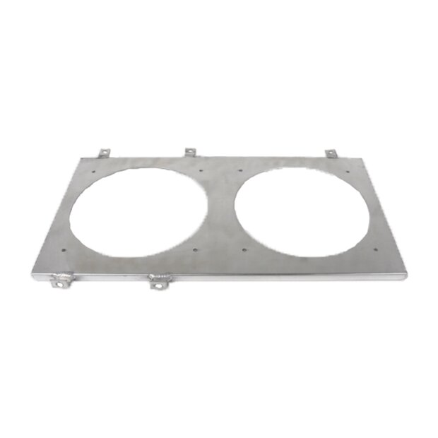 Arlows Aluminium L�fterblech Mitsubishi Lancer Evo 7 / 8 ( Halterung / Befestigung f�r SPAL )
