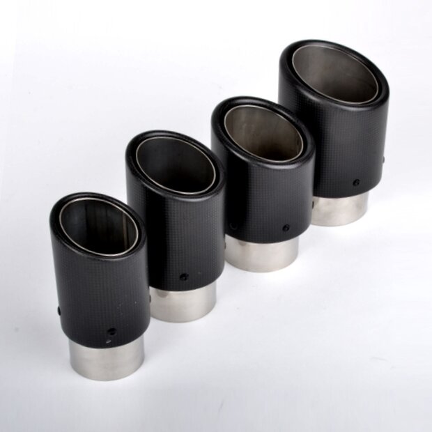 Arlows 76mm Carbon EndPipe (63,5mm Pipe Diameter)