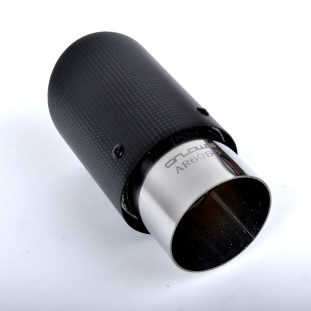 Arlows 76mm Carbon Endrohr ( 63,5mm Rohrdurchmesser )