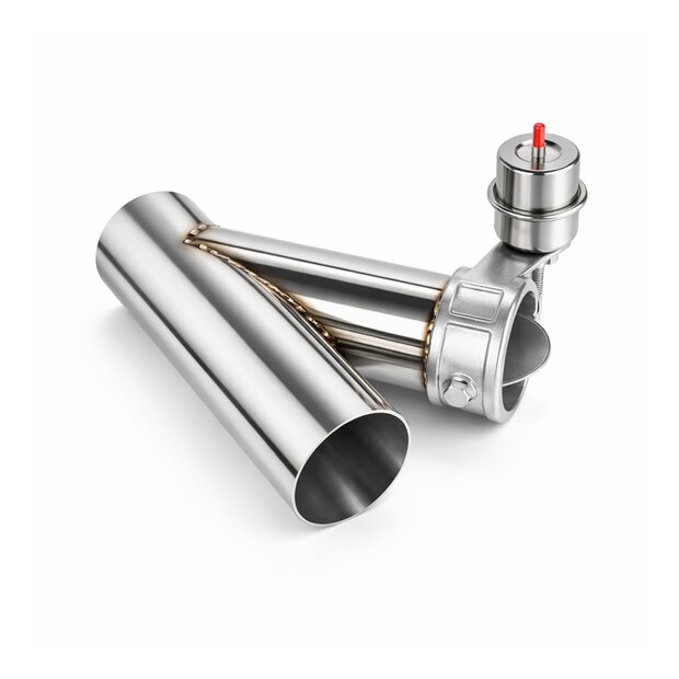 Arlows 2,5 / 63,5mm Y-Exhaust Flap (Negativedruck controlled, opened)