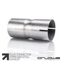 Arlows 60,3mm Edelstahl Rohrverbinder / Doppelmuffe / Auspuffverbinder ( 2,375" )