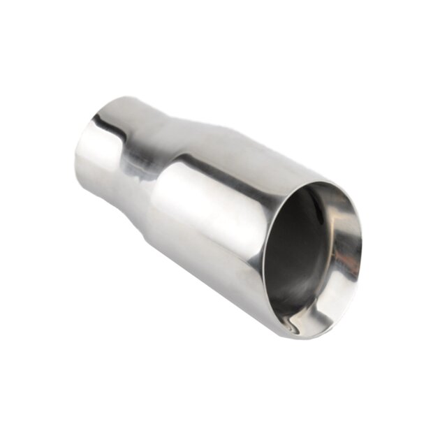 Arlows 101mm Stainless SteelEndPipe Poliert (Round / abgeschrgt)